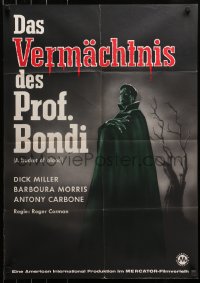 3x0119 BUCKET OF BLOOD German 1962 Roger Corman, AIP, Dick Miller, bizarre vampire art!