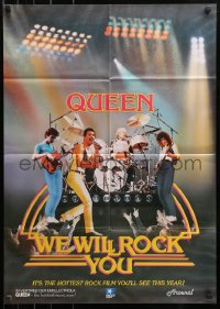 3x0233 WE WILL ROCK YOU video German 1982 Queen, Freddie Mercury, Brian May, Roger Taylor, Deacon!