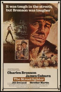 3x0885 HARD TIMES int'l 1sh 1975 Walter Hill, Dippel art of Charles Bronson, The Streetfighter!