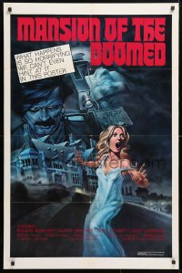 3x1011 MANSION OF THE DOOMED int'l 1sh 1976 Richard Basehart & Gloria Grahame, sexy horror art!