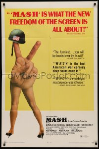 3x1015 MASH 1sh 1970 Elliott Gould, Korean War classic directed by Robert Altman!