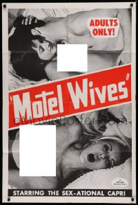 3x1041 MOTEL WIVES 1sh 1968 sex-ational sexploitation, Capri, sexy images!!