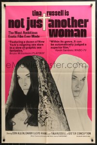 3x1062 NOT JUST ANOTHER WOMAN 1sh 1974 cool images of Tina Russell as Sister Conception!