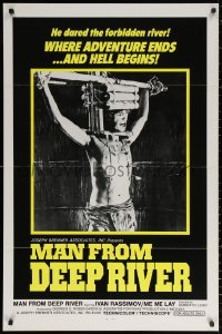 3x1152 SACRIFICE 1sh 1973 Umberto Lenzi directed cannibalism horror, Man from Deep River!
