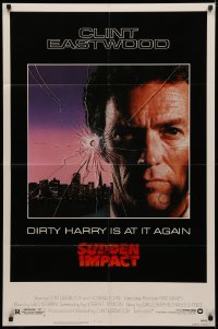 3x1212 SUDDEN IMPACT 1sh 1983 Clint Eastwood is at it again as Dirty Harry, great image!