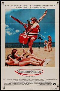 3x1213 SUMMER RENTAL 1sh 1985 directed by Carl Reiner, wacky John Candy takes the family on vacation