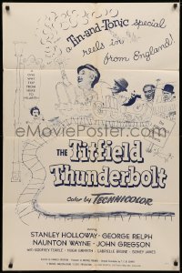 3x1248 TITFIELD THUNDERBOLT 1sh R1950s Stanley Holloway, Charles Crichton Ealing Studios comedy!