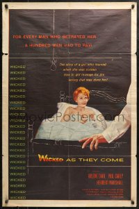 3x1312 WICKED AS THEY COME 1sh 1956 for every man who betrayed Arlene Dahl, a hundred men had to pay