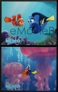 3x0018 FINDING NEMO 10 French LCs 2003 best Disney & Pixar animated fish movie, underwater images!