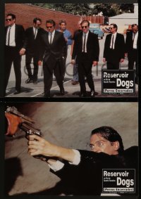 3x0032 RESERVOIR DOGS 8 Spanish LCs 1991 Quentin Tarantino, Keitel, Buscemi, Penn, Roth!