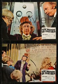 3x0035 WILLY WONKA & THE CHOCOLATE FACTORY 12 Spanish LCs 1971 Gene Wilder, different images, rare!