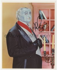 3y0690 AL LEWIS signed color 8x10 REPRO still 1980s great portrait as Grandpa in TV's The Munsters!
