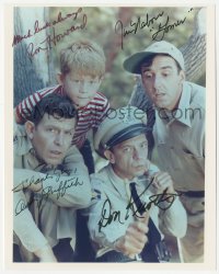 3y0693 ANDY GRIFFITH SHOW signed color 8x10 REPRO still 1980s by Griffith, Knotts, Howard AND Nabors!
