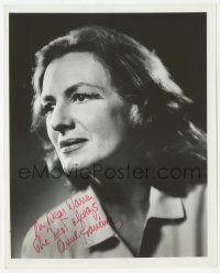 3y0786 ANNE FRANCINE signed 8x10 REPRO still 1980s head & shoulders portrait of the stage actress!