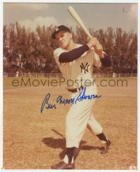 3y0698 BILL SKOWRON signed color 8x10 REPRO still 1980s the New York Yankees first baseman!