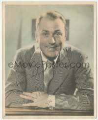 3y0206 BRIAN AHERNE signed color deluxe 8x10 still 1936 great portrait of the leading man!