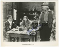 3y0250 BRIDE CAME C.O.D. signed 8x10 TV still R1960s by BOTH James Cagney AND Bette Davis!
