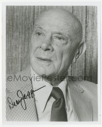 3y0269 DEAN JAGGER signed 8x10 still 1980s great head & shoulders portrait late in his career!