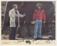 3y0220 DOM DELUISE signed 8x10 mini LC 1980 with Burt Reynolds & elephant in Smokey and the Bandit II!
