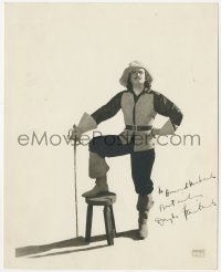 3y0274 DOUGLAS FAIRBANKS SR signed deluxe 8x10 still 1921 as D'Artagnan from The Three Musketeers!