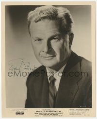 3y0278 EDDIE ALBERT signed 8x10 still 1963 head & shoulders portrait, Miracle of the White Stallions