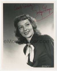 3y0814 EVELYN KEYES signed 8x10 REPRO still 1980s smiling portrait when she made Mr. Soft Touch!