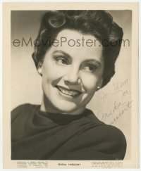 3y0293 FRIEDA INESCORT signed 8x10 still 1941 smiling RKO studio portrait of the pretty actress!