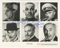 3y0440 FRITZ FELD signed 8x10 publicity still 1978 portraits of him in six different costumes!