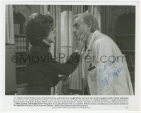 3y0298 GEORGE GAYNES signed 8x10 still 1982 close up with Dustin Hoffman in drag from Tootsie!