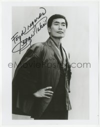 3y0824 GEORGE TAKEI signed 8x10.25 REPRO still 1990s portrait in Star Trek III: The Search for Spock!
