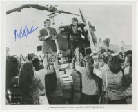 3y0305 HAL HOLBROOK signed 8x10 still 1968 standing by helicopter in Wild in the Streets!