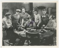 3y0835 HUNTZ HALL signed 8x10 REPRO still 1980s in a scene from one of the Bowery Boys movie!