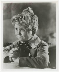 3y0840 JACKIE COOPER signed 8x10 REPRO still 1980s c/u of the child star crying & praying in Skippy!