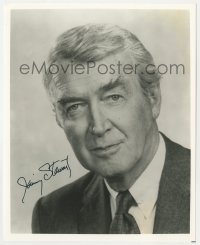 3y0842 JAMES STEWART signed 8x10 REPRO still 1980s head & shoulders portrait later in his career!