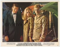 3y0210 JANE FONDA signed color 8x10 still #10 1966 with Robert Redford & James Fox in The Chase!