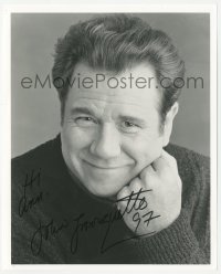 3y0852 JOHN LARROQUETTE signed 8x10 REPRO still 1997 head & shoulders smiling portrait in sweater!