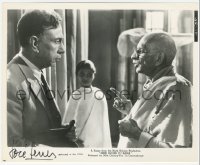 3y0332 JOSE FERRER signed 8.25x10 still 1963 with Casshyap as Mahatma Gandhi in Nine Hours to Rama!