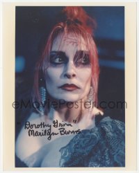 3y0755 MARILYN BURNS signed color 8x10 REPRO still 1980s in makeup as Dorothy Grim from Futurekill!
