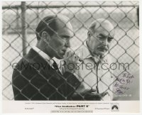 3y0360 MICHAEL V. GAZZO signed 8x10 still 1974 with Robert Duvall in The Godfather: Part II!