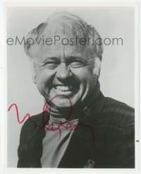 3y0886 MICKEY ROONEY signed 8x10 REPRO still 1980s c/u of the Hollywood legend later in his career!