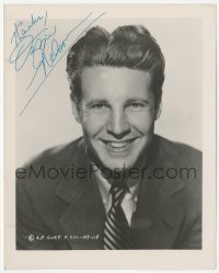 3y0366 OZZIE NELSON signed 8x10 still 1940s head & shoulders smiling portrait at Columbia Pictures!
