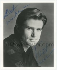 3y0905 TREAT WILLIAMS signed 8x10 REPRO still 1990s great close up head & shoulders portrait!