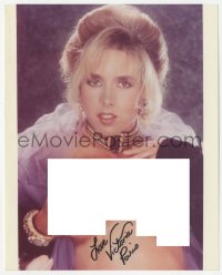3y0773 VICTORIA PARIS signed color 8x10 REPRO still 2000s topless portrait of the adult film star!