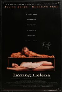 3y0019 BOXING HELENA signed 1sh 1993 by director Jennifer Chambers Lynch, sexy Sherilyn Fenn!
