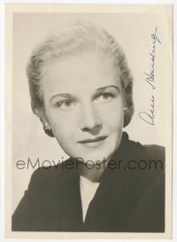 3y0500 ANN HARDING signed deluxe 5x7 REPRO photo 1970s head & shoulders portrait of the leading lady!