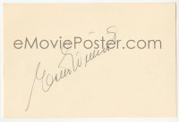 3y0581 ESTHER WILLIAMS signed 4x6 index card 1980s it can be framed & displayed with a repro!