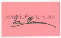 3y0600 INA CLAIRE signed 3x5 index card 1980s it can be framed & displayed with a repro!