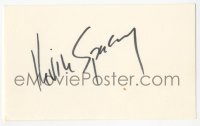 3y0629 KEVIN SPACEY signed 3x5 index card 1990s it can be framed & displayed with a repro!