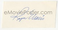 3y0669 ROGER MARIS signed 2x4 index card 1970s major league baseball star, frame it with a repro!