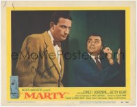 3y0196 MARTY signed LC #7 1955 by Ernest Borgnine, who's talking on phone & staring at Joe Mantell!